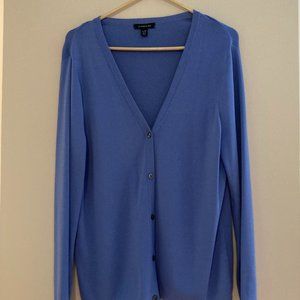 Classic Sky Blue Land's End Cardigan Sweater Size Large